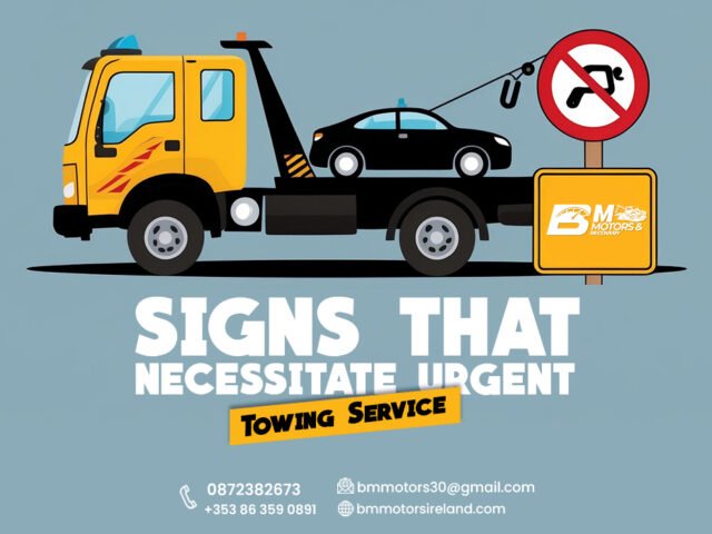7 Signs That Necessitate Urgent Towing Service